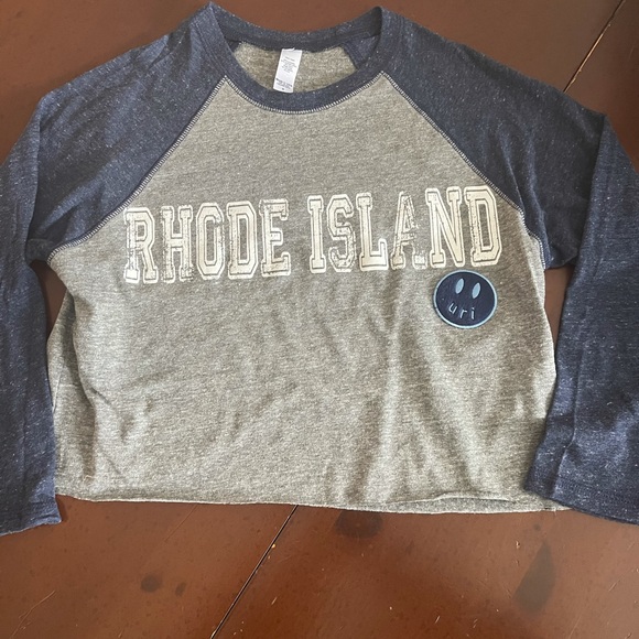 university of rhode island Tops - university of rhode island custom baseball tee